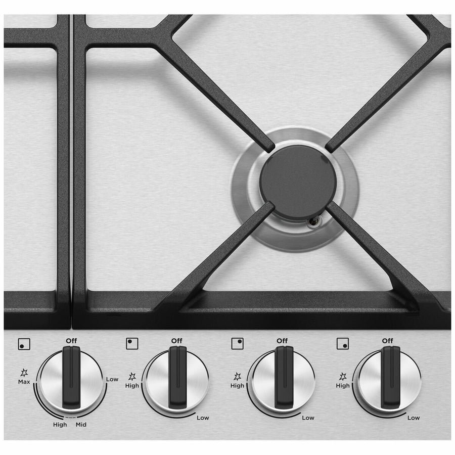 Factory second Westinghouse 60cm 4 Burner Stainless Steel Gas Cooktop WHG648SC - Second Hand Appliances Geebung