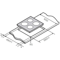 Thumbnail for Factory second Westinghouse 60cm 4 Zone Ceramic Cooktop – WHC642BC(NAT) - Second Hand Appliances Geebung