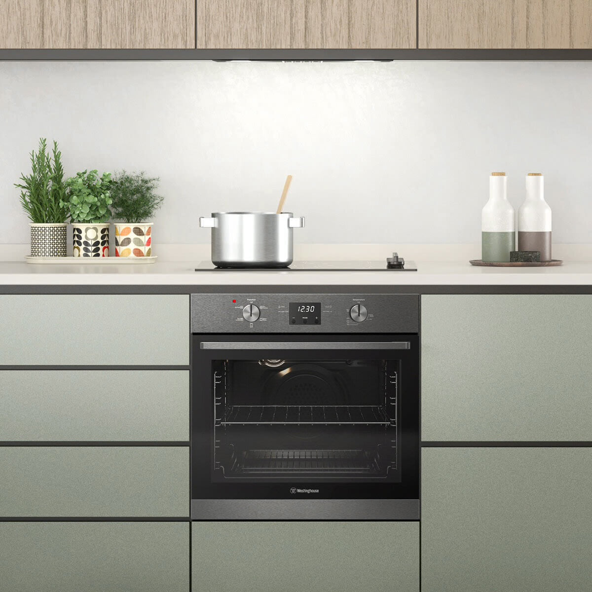 Factory second Westinghouse 60cm 4 Zone Ceramic Cooktop – WHC642BC(NAT) - Second Hand Appliances Geebung
