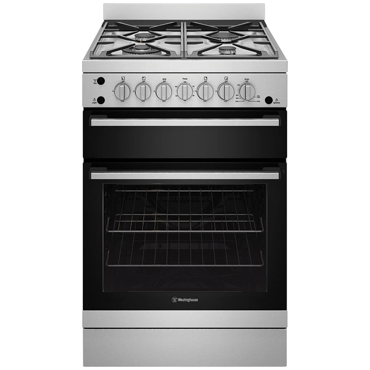 Factory second Westinghouse 60cm All Gas Freestanding Stove/Oven – Stainless Steel  Model: WFG612SCH - Second Hand Appliances Geebung