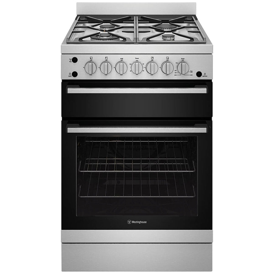 Factory second Westinghouse 60cm All Gas Freestanding Stove/Oven – Stainless Steel  Model: WFG612SCH - Second Hand Appliances Geebung