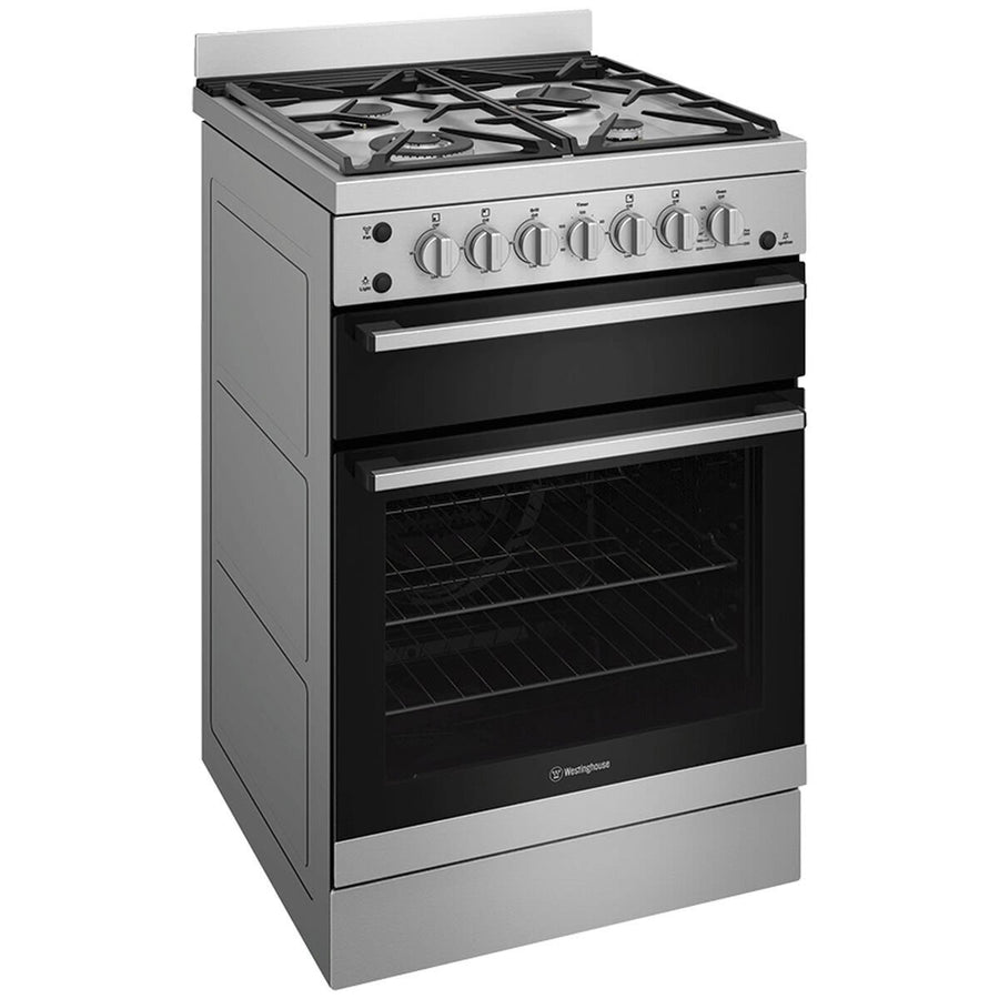 Factory second Westinghouse 60cm All Gas Freestanding Stove/Oven – Stainless Steel  Model: WFG612SCH - Second Hand Appliances Geebung