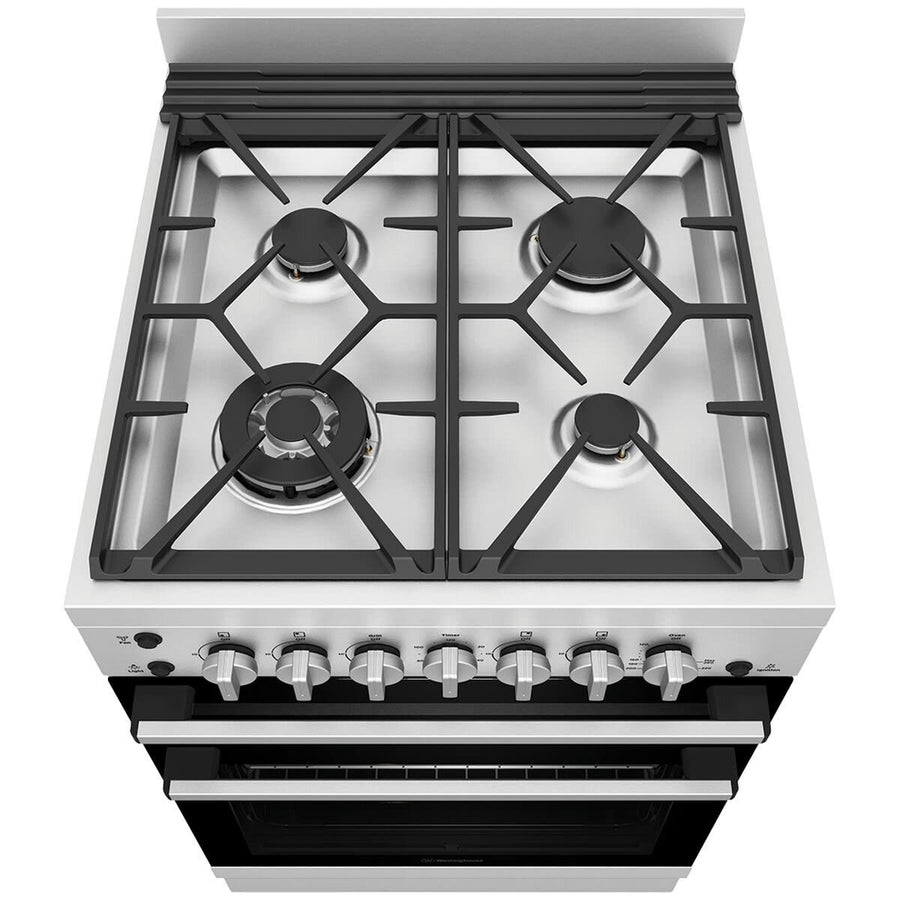 Factory second Westinghouse 60cm All Gas Freestanding Stove/Oven – Stainless Steel  Model: WFG612SCH - Second Hand Appliances Geebung