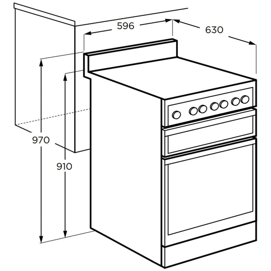 Factory second Westinghouse 60cm All Gas Freestanding Stove/Oven – Stainless Steel  Model: WFG612SCH - Second Hand Appliances Geebung