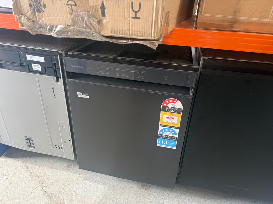 Factory second Westinghouse 60cm Built-Under Dishwasher – Dark Stainless Steel Model: WSU6608KXC(NAT) - Second Hand Appliances Geebung