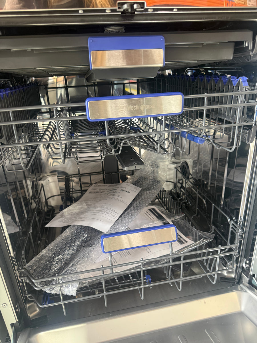 Factory second Westinghouse 60cm Built-Under Dishwasher – Dark Stainless Steel Model: WSU6608KXC(NAT) - Second Hand Appliances Geebung