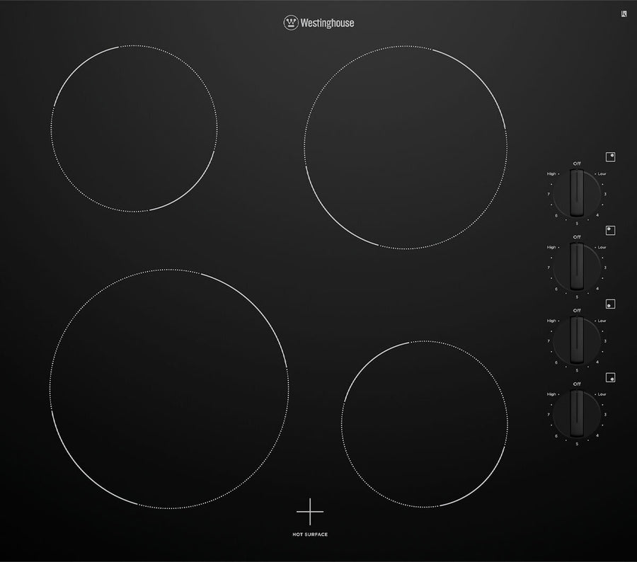 Factory second Westinghouse 60cm Ceramic Cooktop WHC642BC(NAT) - Second Hand Appliances Geebung