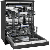 Thumbnail for Factory second Westinghouse 60cm Dark Stainless Steel Freestanding Dishwasher WSF6608KXC (NAT) - Second Hand Appliances Geebung
