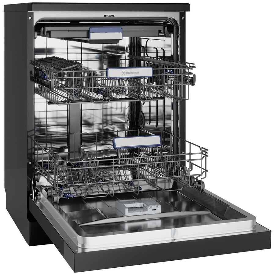 Factory second Westinghouse 60cm Dark Stainless Steel Freestanding Dishwasher WSF6608KXC (NAT) - Second Hand Appliances Geebung