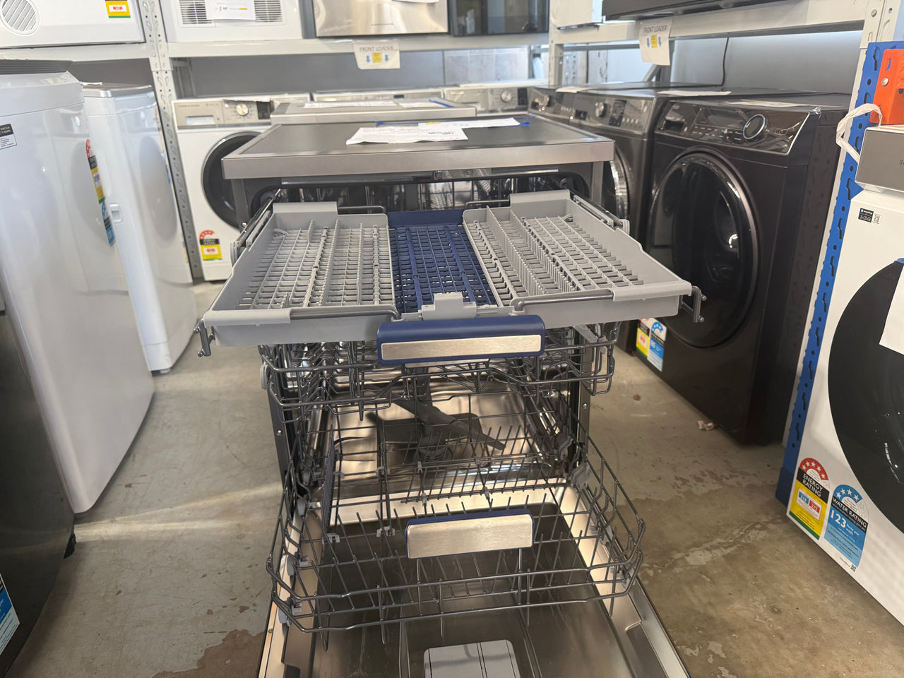 Buy Factory second Westinghouse 60cm Freestanding Dishwasher – Dark Stainless Steel WSF6608KXB |  | [product_variant] | Second Hand Appliances Geebung Brisbane