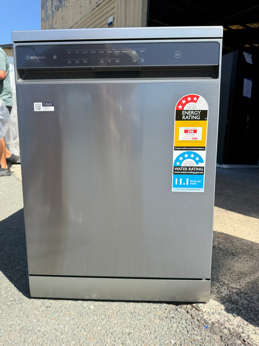 Factory second Westinghouse 60cm Freestanding Dishwasher – Stainless Steel Model: WSF6608XC - Second Hand Appliances Geebung