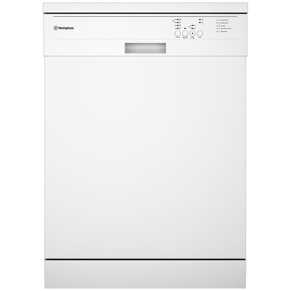 Factory second Westinghouse 60cm Freestanding Dishwasher – White WSF6602WB - Second Hand Appliances Geebung