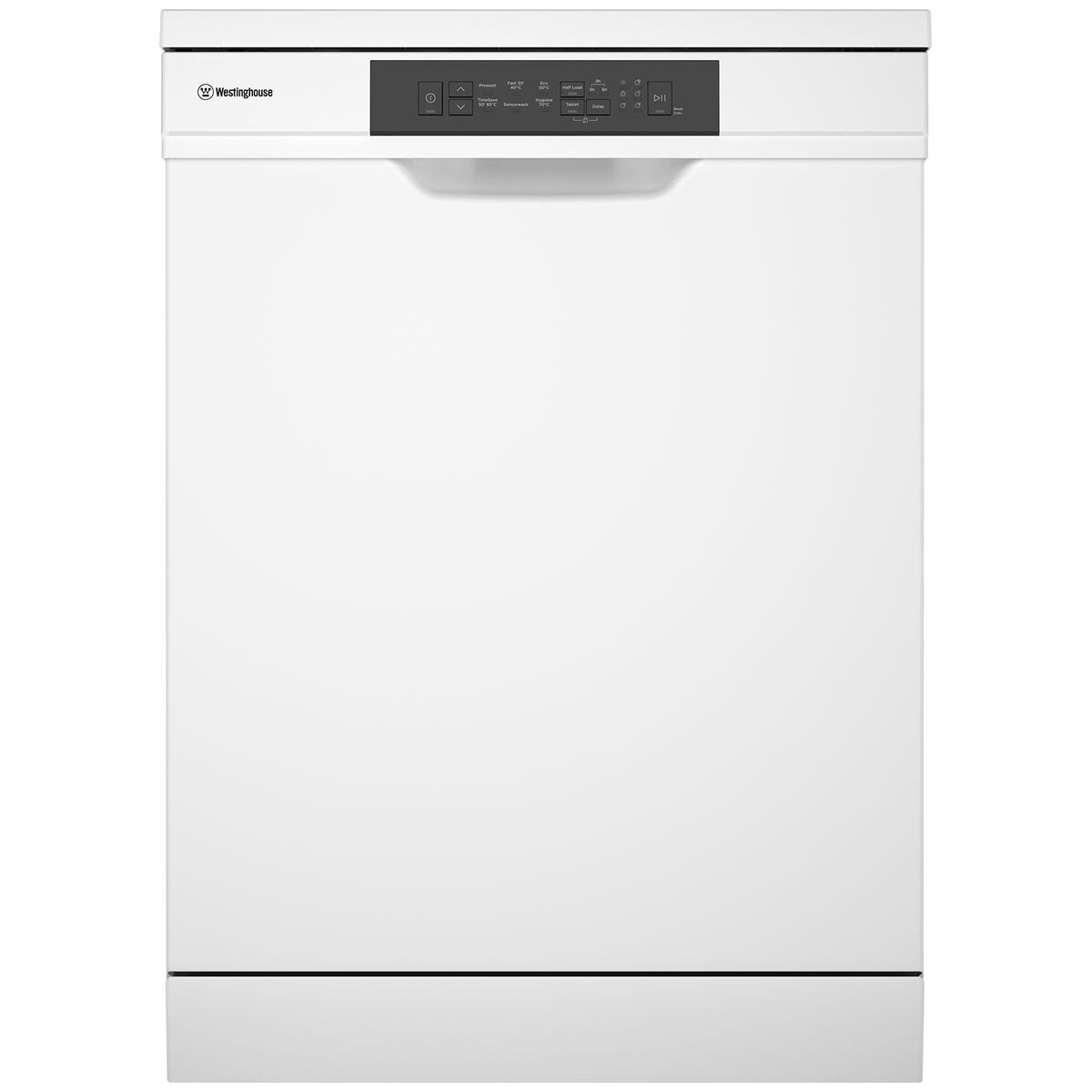 Factory second Westinghouse 60cm Freestanding Sensor Wash Dishwasher White WSF6604WB - Second Hand Appliances Geebung