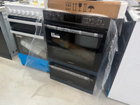 Thumbnail for Factory second Westinghouse 60cm Multi-Function Double Oven Dark Stainless Steel WVE6526DD(NAT) - Second Hand Appliances Geebung