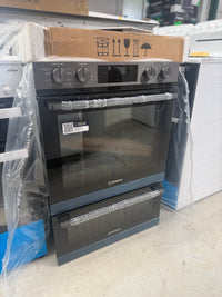 Thumbnail for Factory second Westinghouse 60cm Multi-Function Double Oven Dark Stainless Steel WVE6526DD(NAT) - Second Hand Appliances Geebung