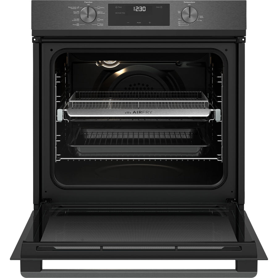 Factory second Westinghouse 60cm Multi-Function Oven with AirFry Dark Stainless Steel WVE6516DD - Second Hand Appliances Geebung
