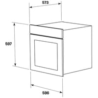 Thumbnail for Factory second Westinghouse 60cm Multi-Function Oven with AirFry Dark Stainless Steel WVE6516DD - Second Hand Appliances Geebung