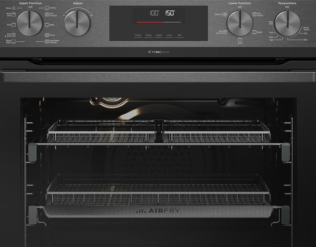 Buy Factory second Westinghouse 60cm Multi-Function Pyrolytic Double Oven and SteamBake Dark Stainless Steel WVEP6727DD(NAT) |  | [product_variant] | Second Hand Appliances Geebung Brisbane