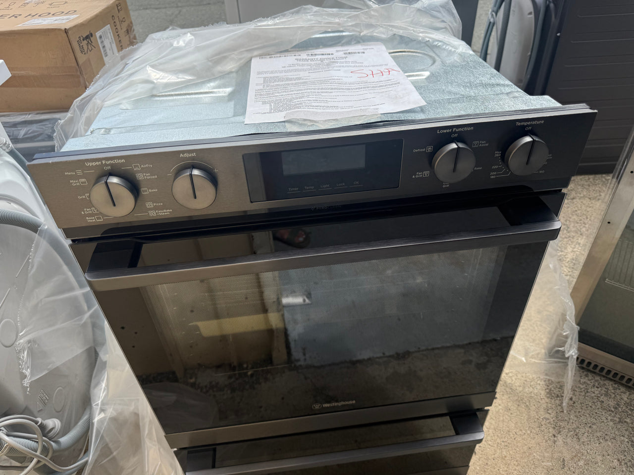 Buy Factory second Westinghouse 60cm Multi-Function Pyrolytic Double Oven and SteamBake Dark Stainless Steel WVEP6727DD(NAT) |  | [product_variant] | Second Hand Appliances Geebung Brisbane
