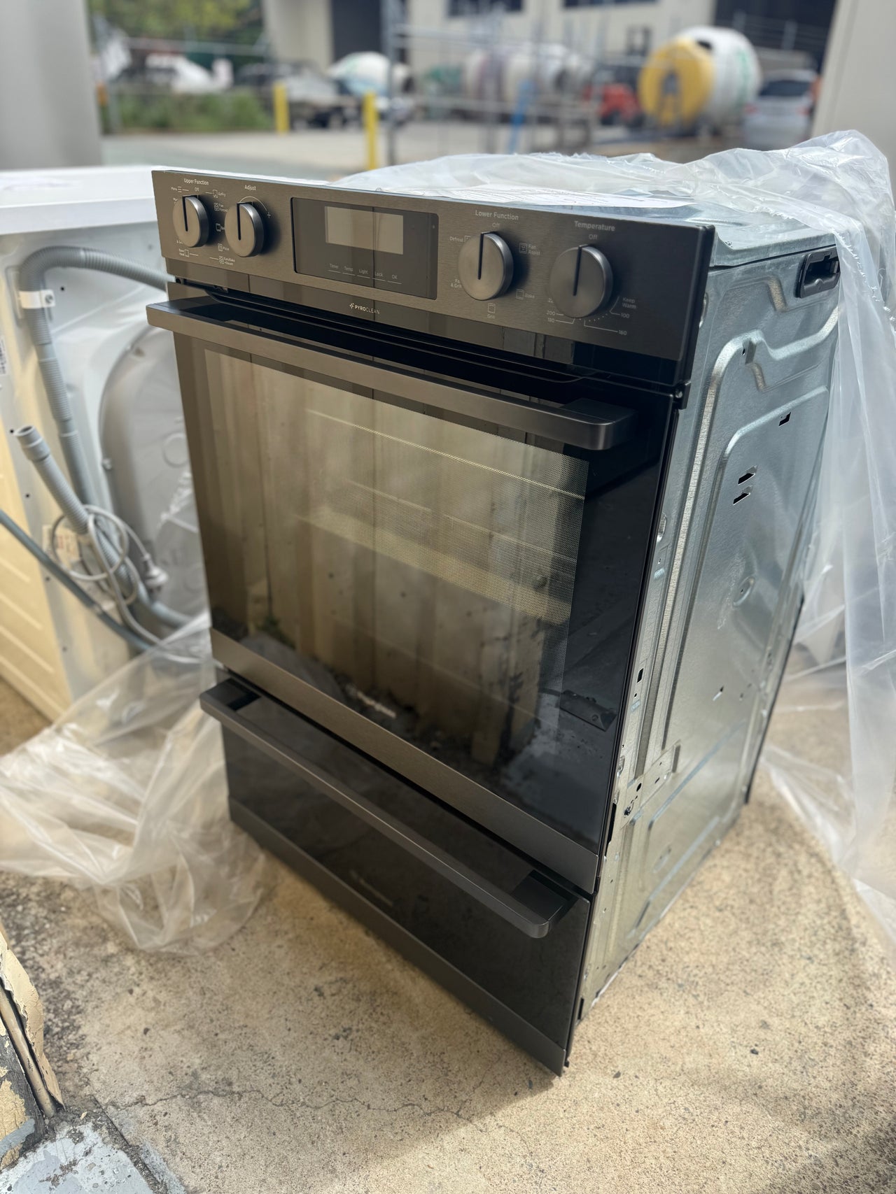 Buy Factory second Westinghouse 60cm Multi-Function Pyrolytic Double Oven and SteamBake Dark Stainless Steel WVEP6727DD(NAT) |  | [product_variant] | Second Hand Appliances Geebung Brisbane