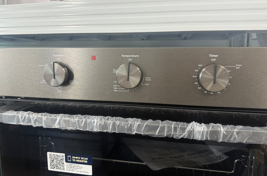 Factory second Westinghouse 60cm Multifunction Built-In Oven – Dark Stainless Steel | WVE6314DD - Second Hand Appliances Geebung