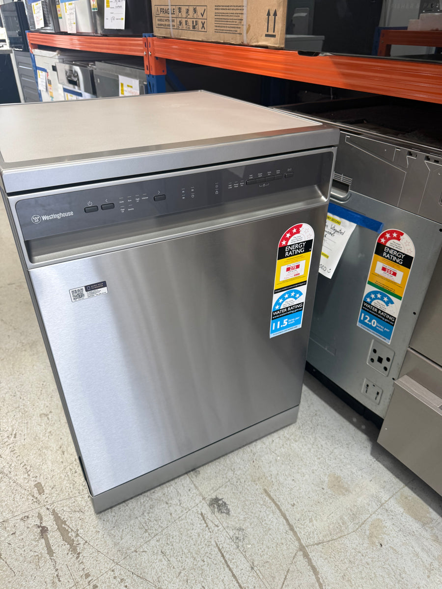 Factory second Warranty Westinghouse 60cm Stainless Steel Freestanding Dishwasher WSF6602XC - Second Hand Appliances Geebung