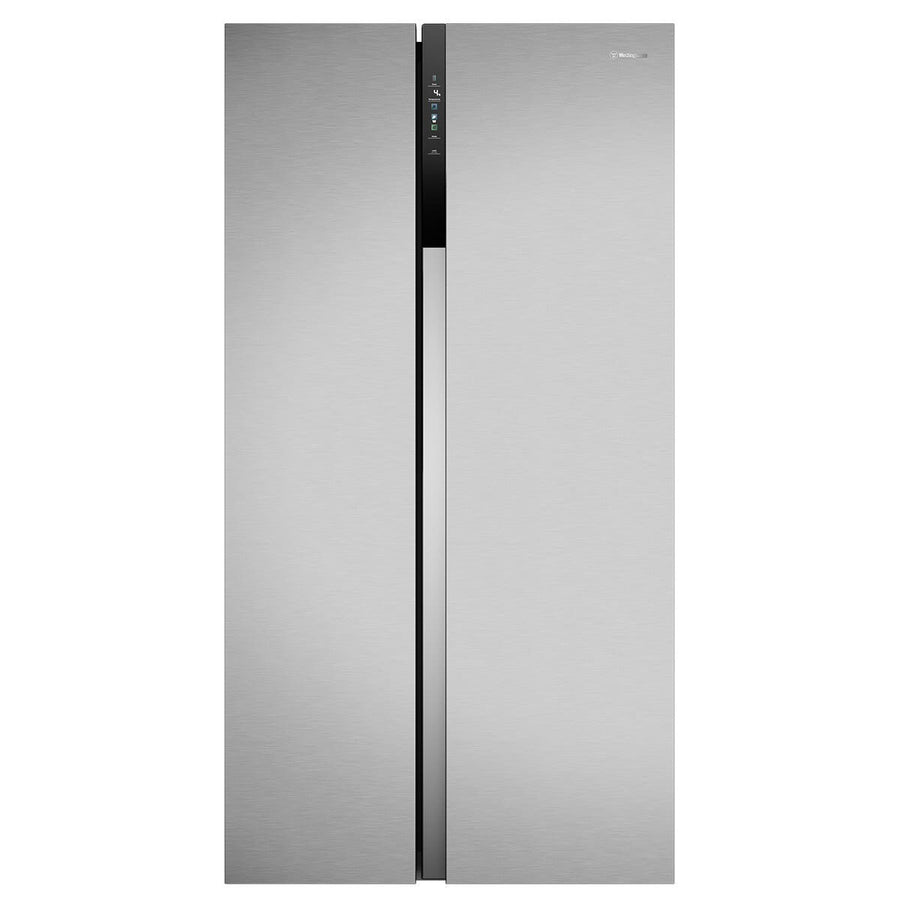 Factory second Westinghouse 624L Side-by-Side Refrigerator – Arctic Silver (WSE6200SB) - Second Hand Appliances Geebung