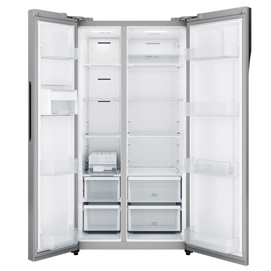 Factory second Westinghouse 624L Side-by-Side Refrigerator – Arctic Silver (WSE6200SB) - Second Hand Appliances Geebung