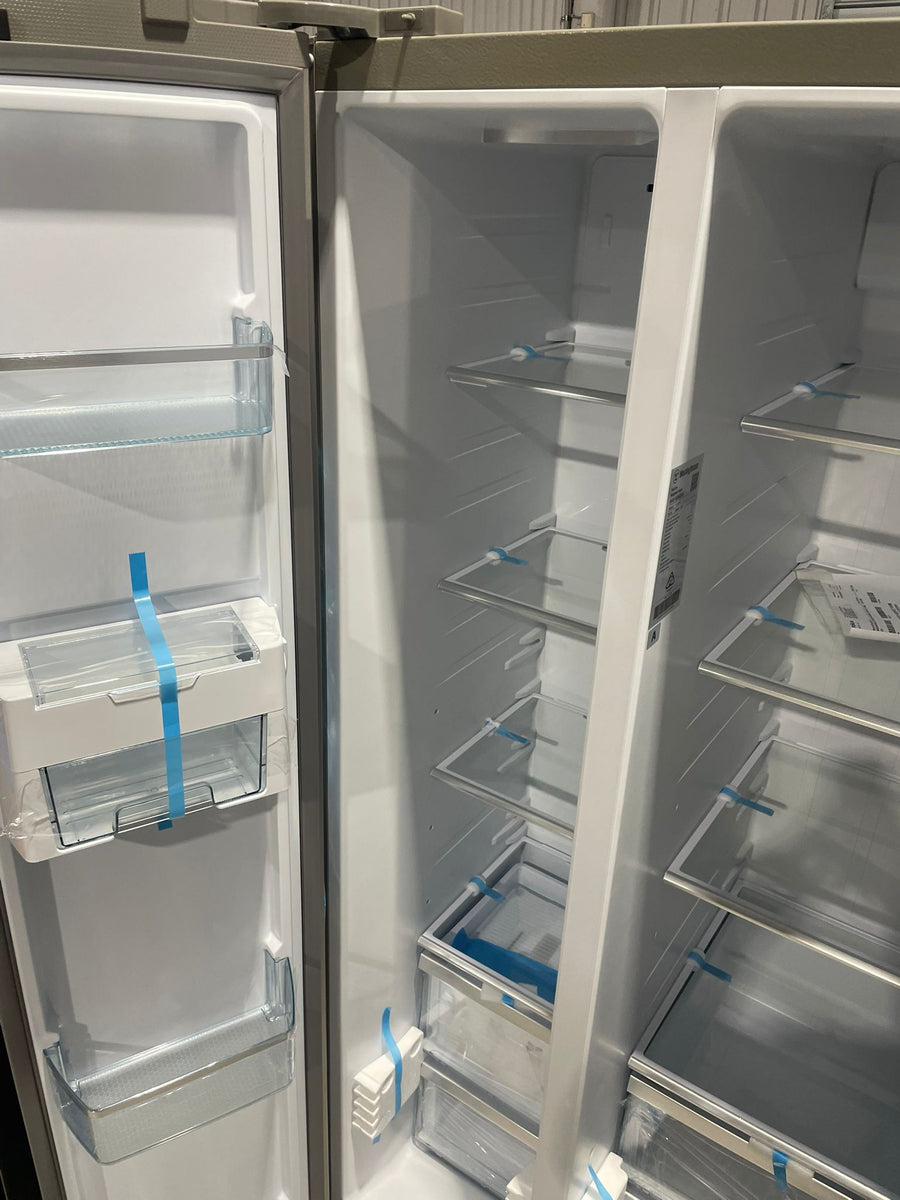 Transportation damaged Westinghouse 624L Side by Side Refrigerator – Stainless Steel  Model: WSE6630SA - Second Hand Appliances Geebung
