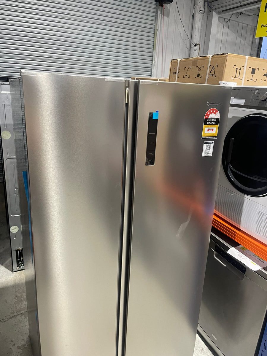 Transportation damaged Westinghouse 624L Side by Side Refrigerator – Stainless Steel  Model: WSE6630SA - Second Hand Appliances Geebung