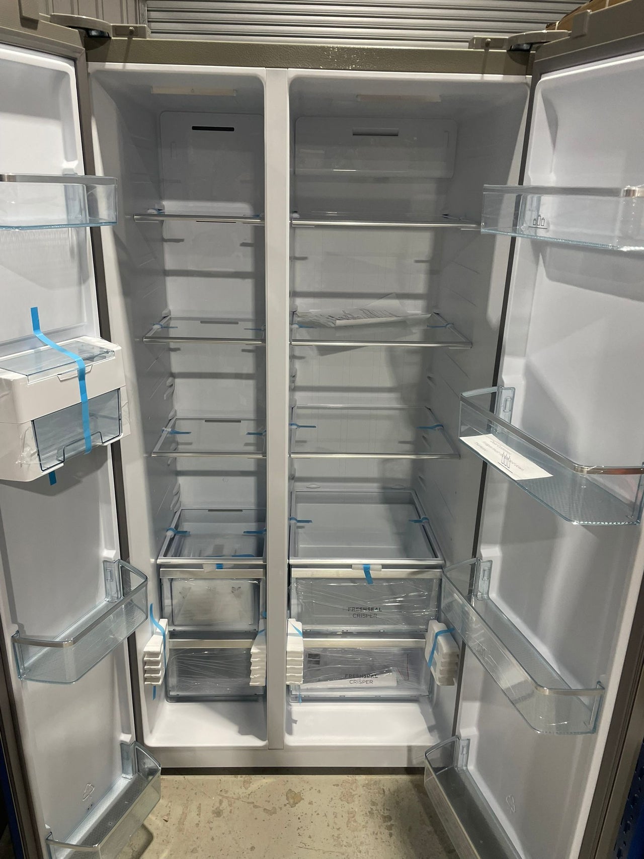 Transportation damaged Westinghouse 624L Side by Side Refrigerator – Stainless Steel  Model: WSE6630SA - Second Hand Appliances Geebung