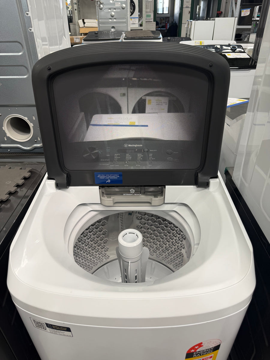 Buy Transportation damaged Westinghouse 6kg Top Load Washing Machine – White (WWT6084J5WA) |  | [product_variant] | Second Hand Appliances Geebung Brisbane