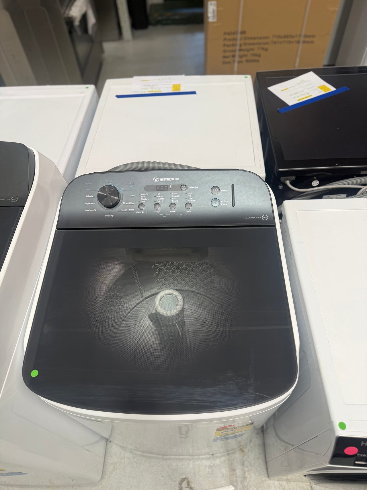 Factory second Westinghouse 7kg Top Load Washing Machine WWT7084J5WA - Second Hand Appliances Geebung