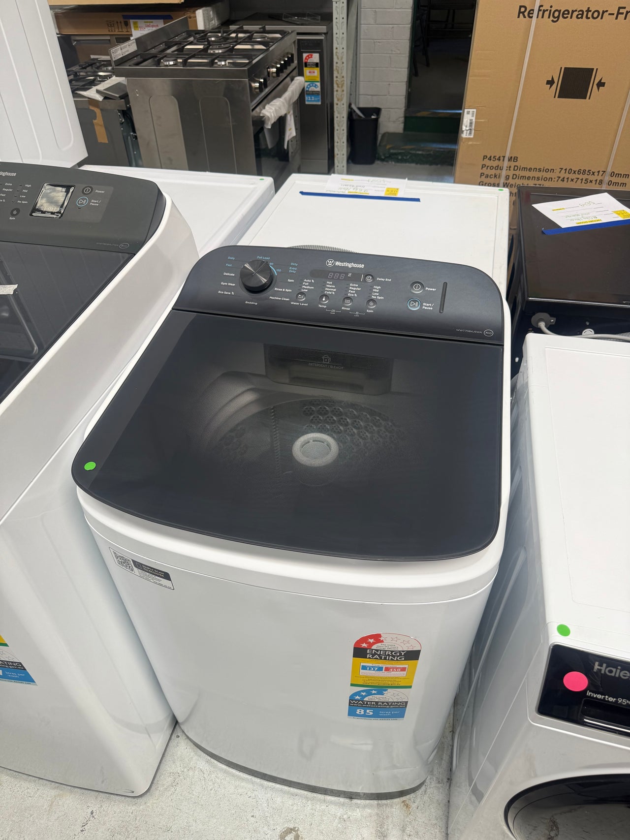 Factory second Westinghouse 7kg Top Load Washing Machine WWT7084J5WA - Second Hand Appliances Geebung