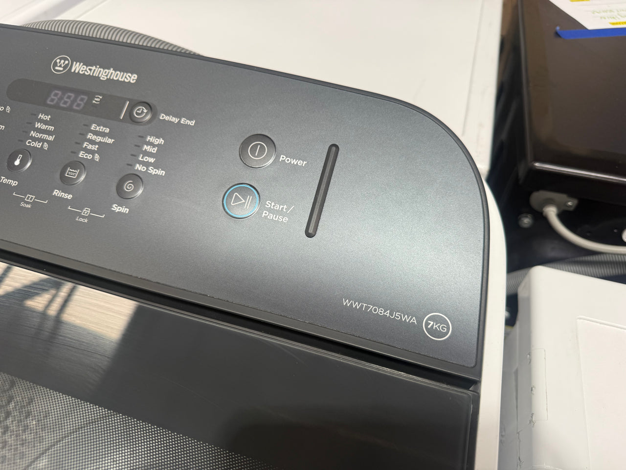 Factory second Westinghouse 7kg Top Load Washing Machine WWT7084J5WA - Second Hand Appliances Geebung