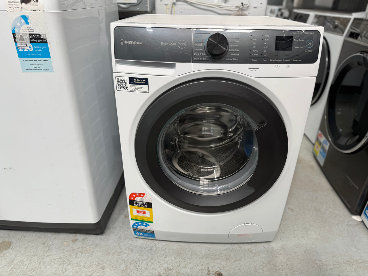 Factory second Westinghouse 8kg Front Load Washing Machine Model: WWF8024M5WA - Second Hand Appliances Geebung