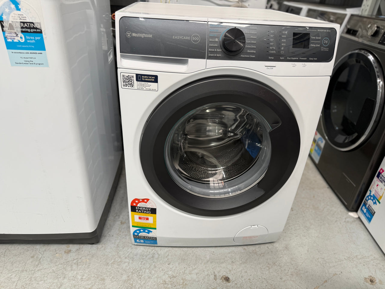 Factory second Westinghouse 8kg Front Load Washing Machine Model: WWF8024M5WA - Second Hand Appliances Geebung