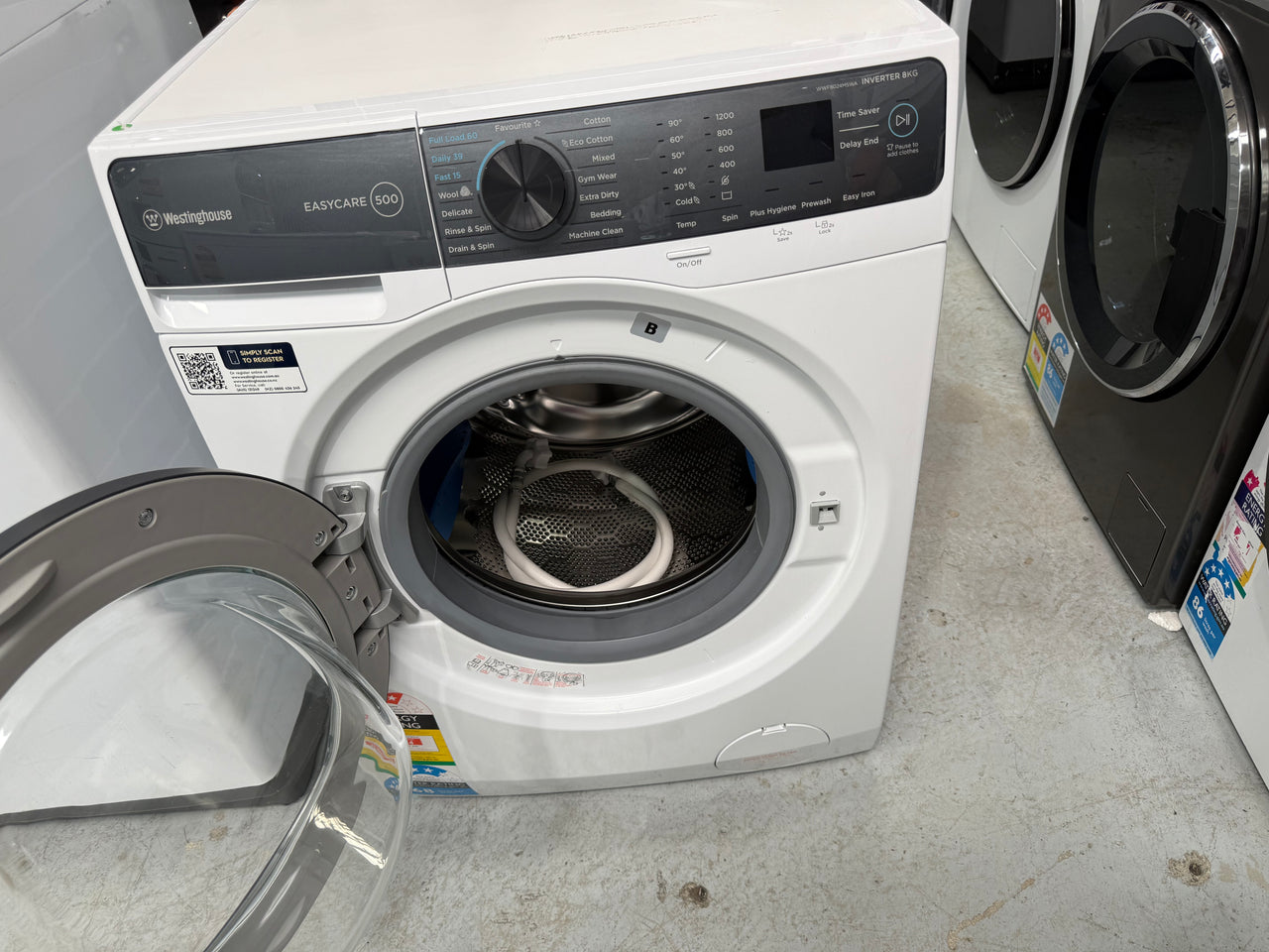 Factory second Westinghouse 8kg Front Load Washing Machine Model: WWF8024M5WA - Second Hand Appliances Geebung