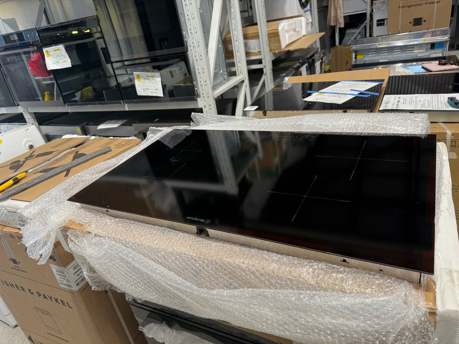 Factory second Westinghouse 90cm 4 Zone induction Cooktop with Hob2Hood WHI943BD - Second Hand Appliances Geebung