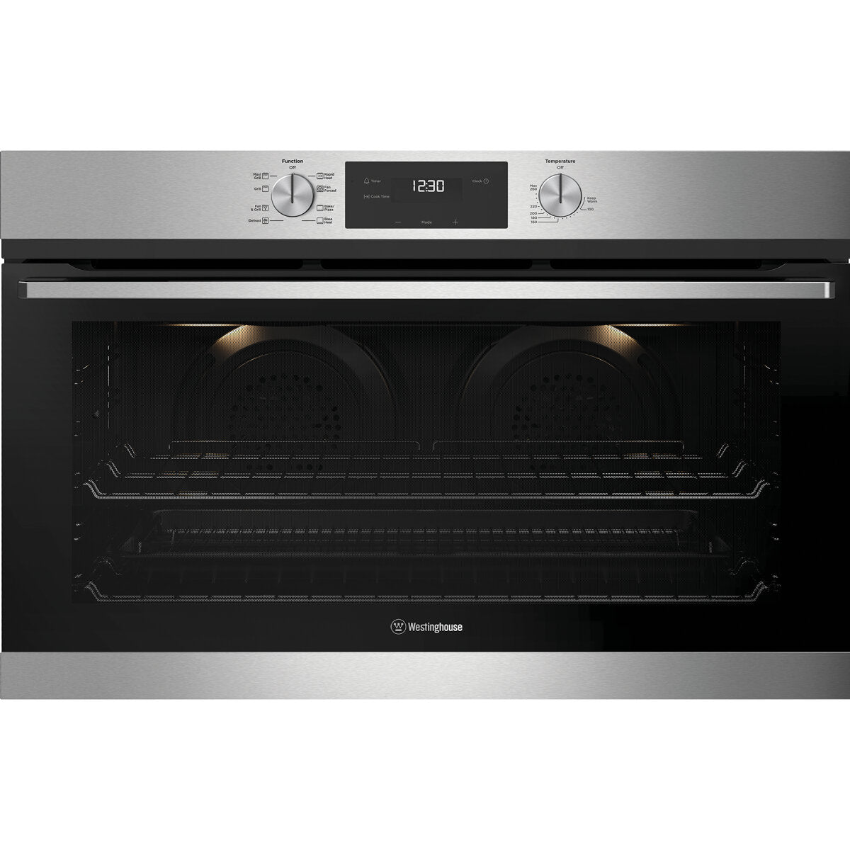 Factory second Westinghouse 90cm Multi-Function Oven Stainless Steel WVE9515SD - Second Hand Appliances Geebung