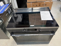 Thumbnail for Factory second Westinghouse 90cm Pyrolytic Freestanding Oven with Induction Cooktop & AirFry – Dark Stainless Steel  Model: WFEP9757DD - Second Hand Appliances Geebung