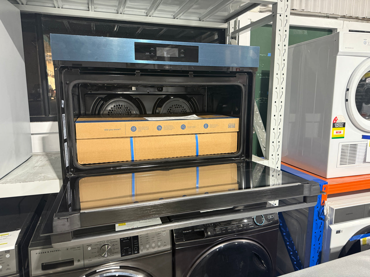 Buy Factory second Westinghouse 90cm Pyrolytic Multi-Function Oven – Dark Stainless Steel  Model: WVEP9917DD |  | [product_variant] | Second Hand Appliances Geebung Brisbane