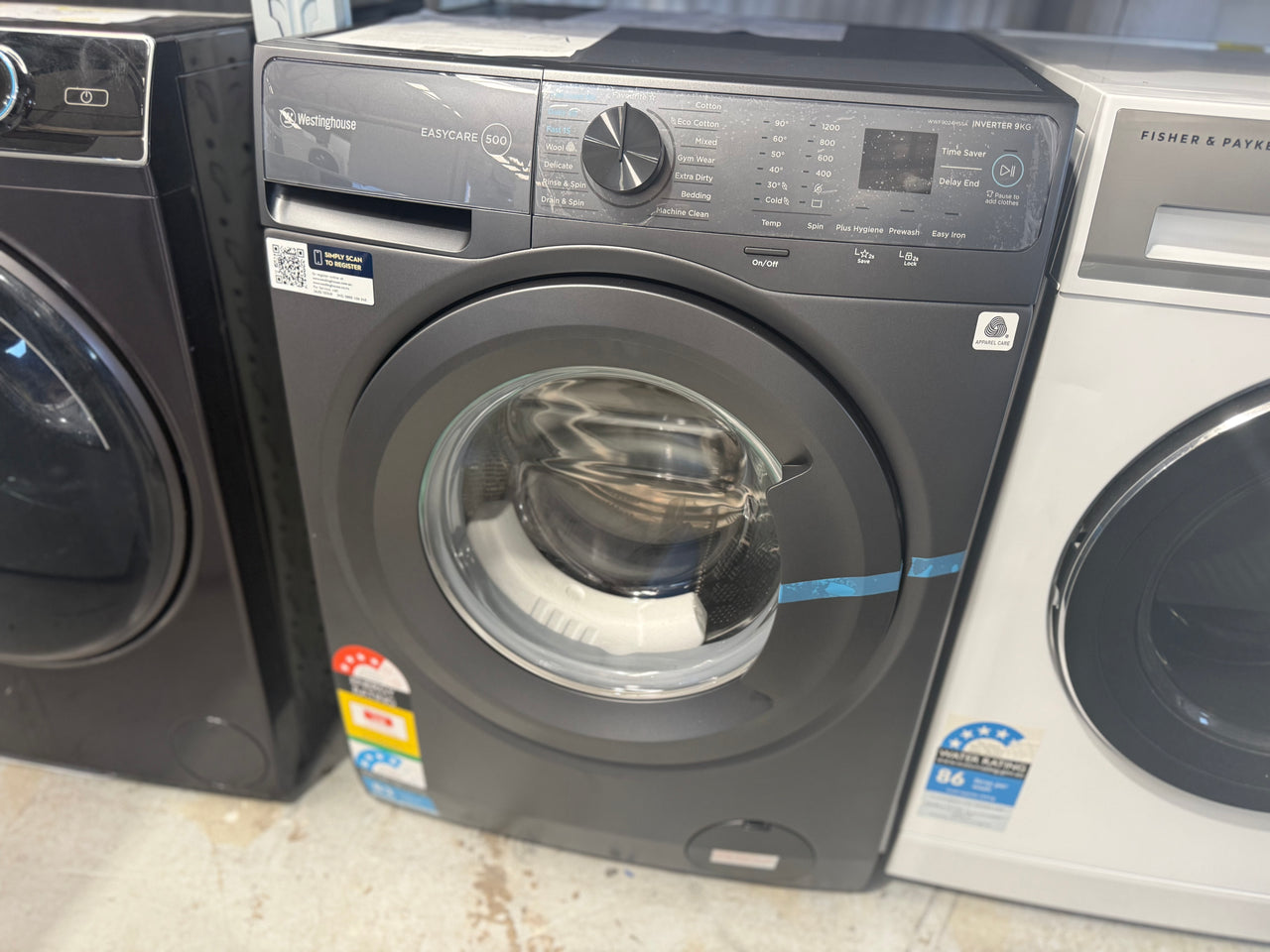 Buy Factory second Westinghouse 9kg Front Load Washing Machine – EasyCare 500 Series (WWF9024M5SA) |  | [product_variant] | Second Hand Appliances Geebung Brisbane