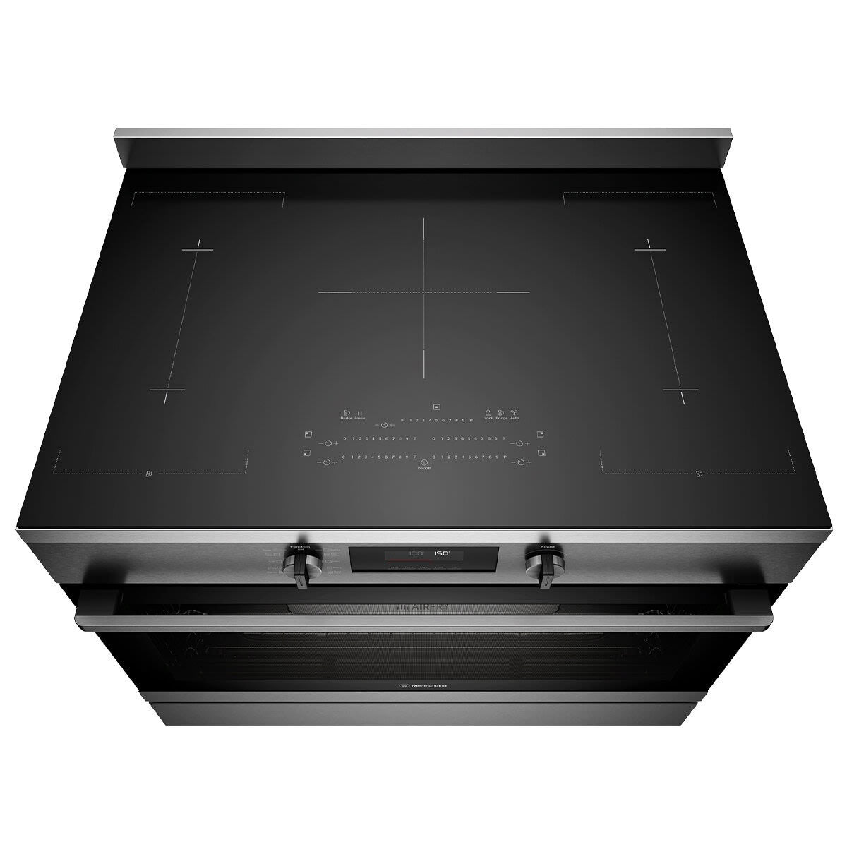 Factory second Westinghouse WFE9756DD 90cm Electric Freestanding Cooker with Induction Cooktop - Second Hand Appliances Geebung