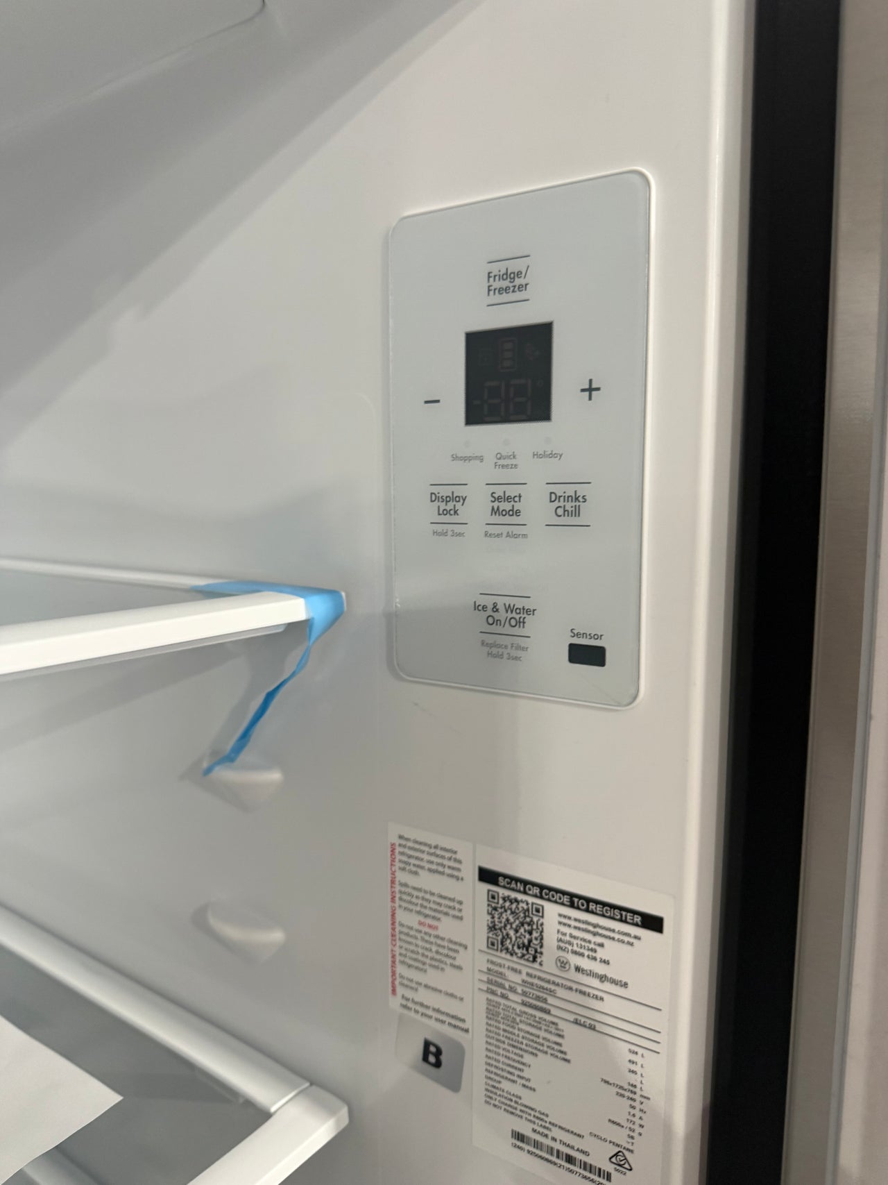 Factory second Westinghouse WHE5264SC 491L French Door Fridge – Stainless Steel WHE5264SC - Second Hand Appliances Geebung