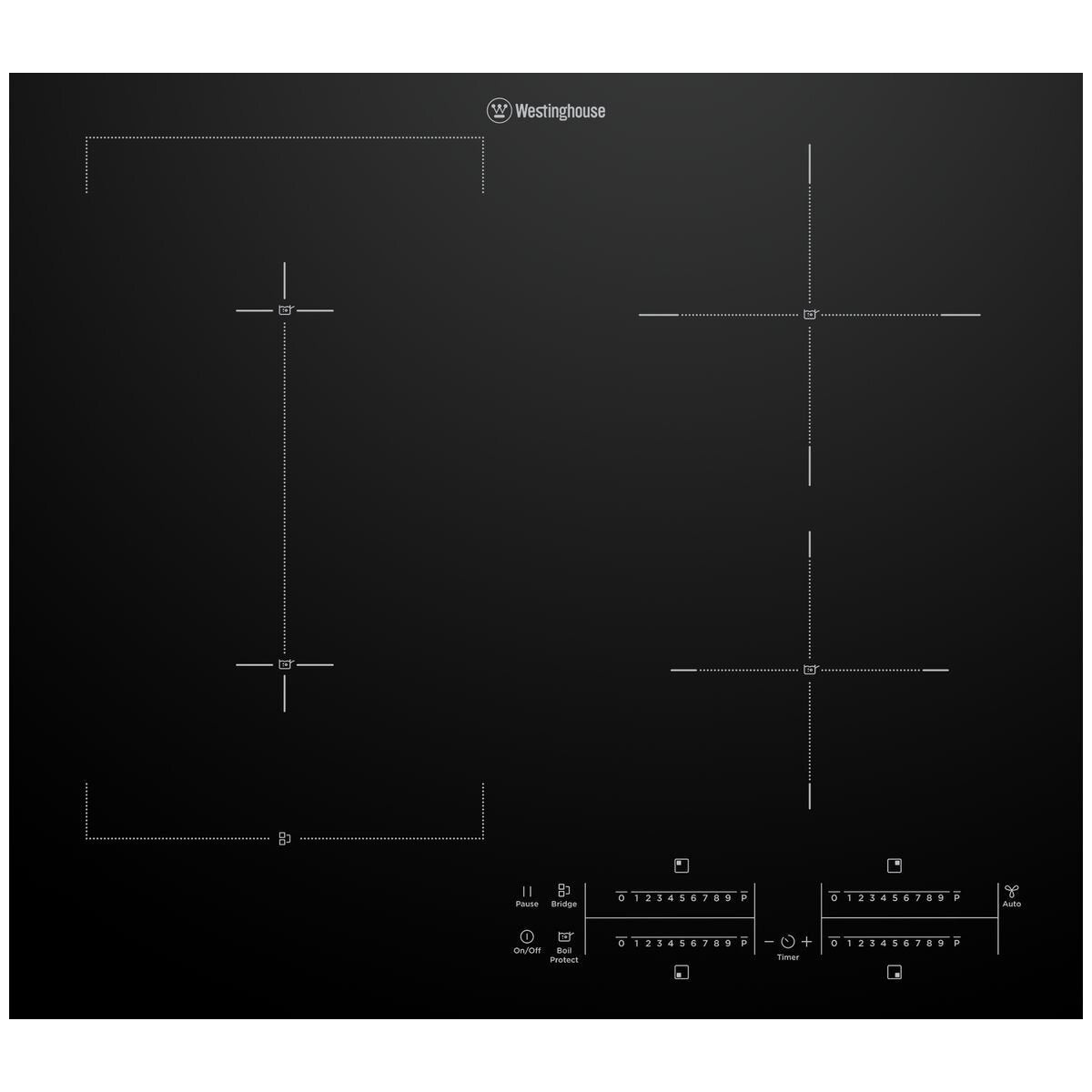 Factory second/Carton damaged Westinghouse WHI645BE 60cm 4 Zone Induction Cooktop - Second Hand Appliances Geebung