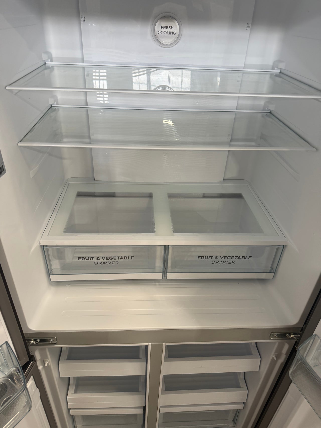 Factory second Westinghouse WQE4960BA – 496L Quad Door Refrigerator (Black) - Second Hand Appliances Geebung