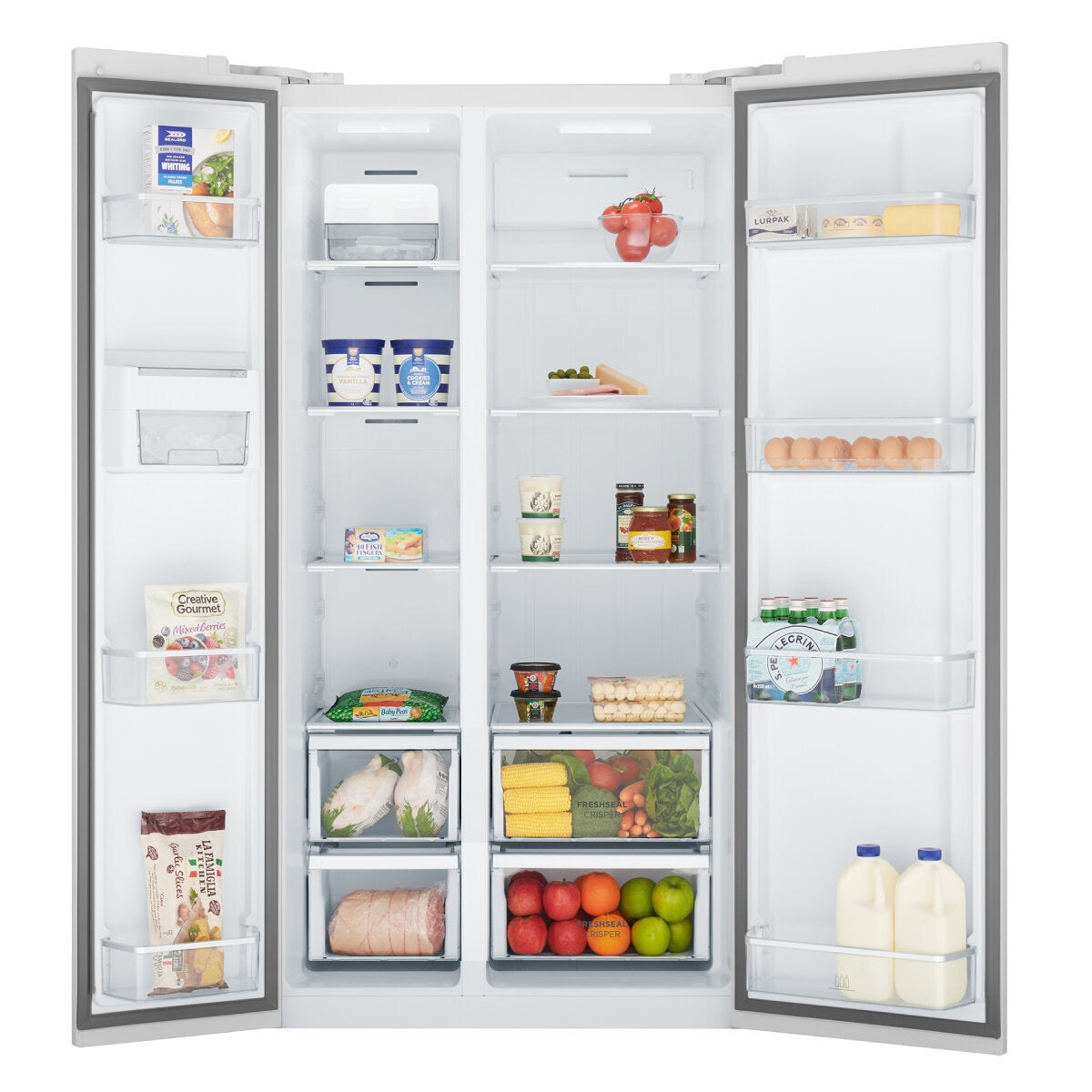 Factory second Westinghouse WSE6630WA 624L Side by Side Fridge - Second Hand Appliances Geebung