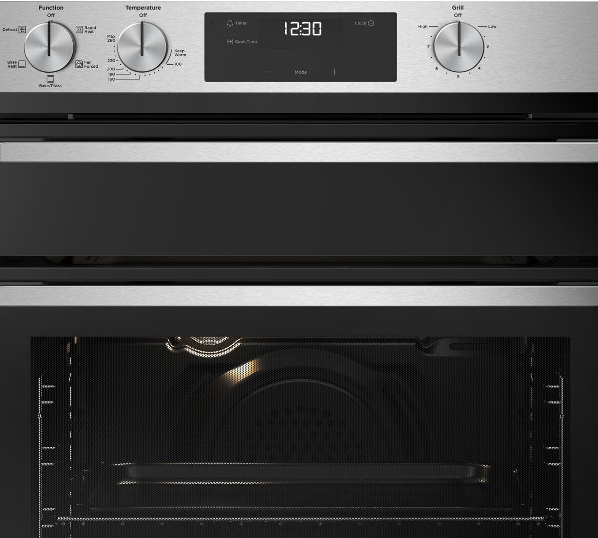 Factory second Westinghouse WVE6555SD 60cm Multi-Function Oven with Separate Grill – Stainless Steel - Second Hand Appliances Geebung