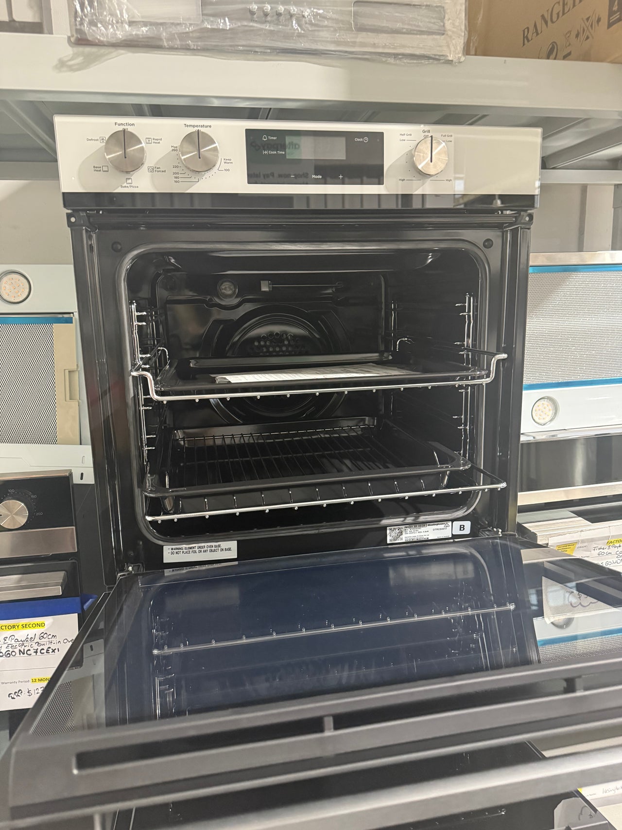 Buy Factory second Westinghouse WVE6565WD 60 cm Multi-Function Electric Built-In Oven with Separate Grill (White Finish) |  | [product_variant] | Second Hand Appliances Geebung Brisbane